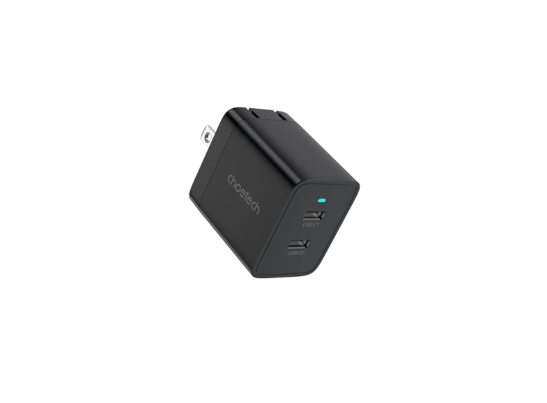 Choetech dual type-c PD40W wall charger - Black(Q5006-BK)